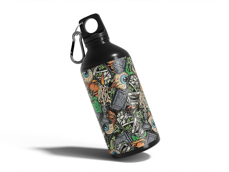 soul shredding horror Water Bottle DIY Stickers