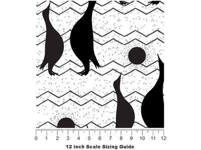 Soulmates  Marine Life Vinyl Film Pattern Size 12 inch Scale~Rwraps Soulmates  Marine Life Sizing Chart~2