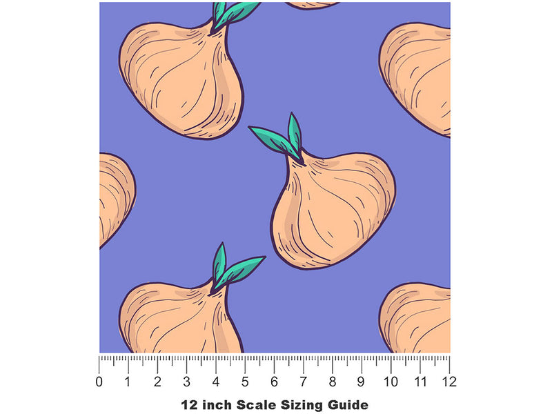 Sour Candy Vegetable Vinyl Film Pattern Size 12 inch Scale~Rwraps Sour Candy Vegetable Sizing Chart~2