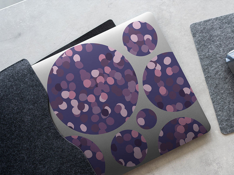 sour grapes abstract geometric DIY Laptop Stickers