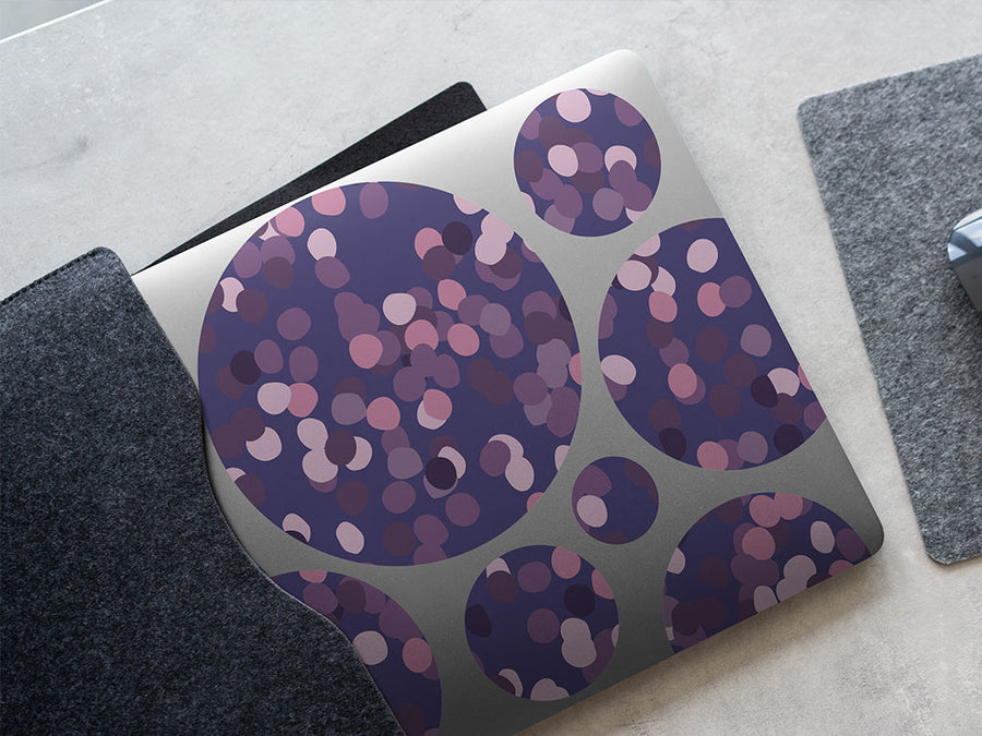 sour grapes abstract geometric DIY Laptop Stickers
