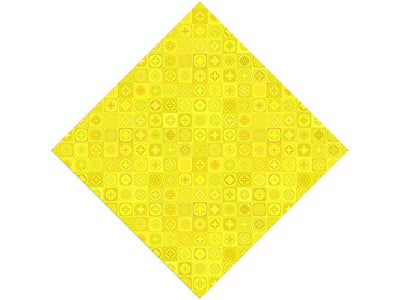 Sour Lemon Mosaic Vinyl Wrap Pattern