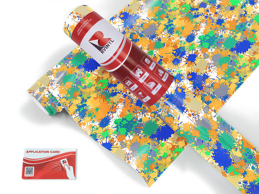 sour times paint splatter Craft Vinyl Roll