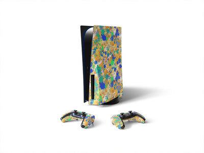 sour times paint splatter Sony PS5 DIY Skin