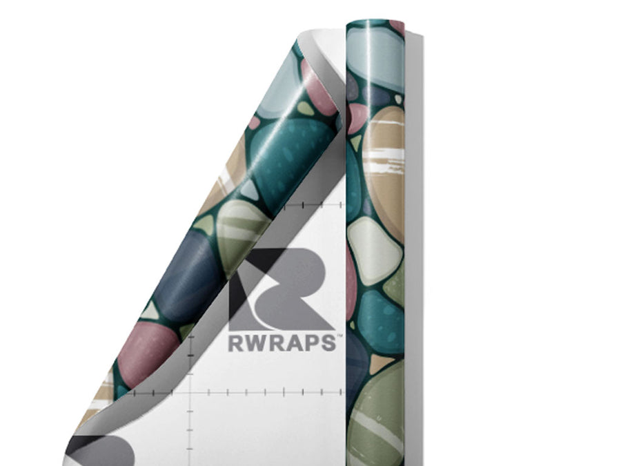 Souvenir Selection Cobblestone Wrap Film Sheets~Rwraps Series 914 Souvenir Selection Cobblestone Scrolled Sheet~4