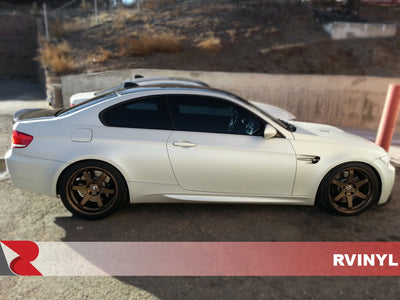 3M 2080 Satin Pearl White Passenger Side Wrap