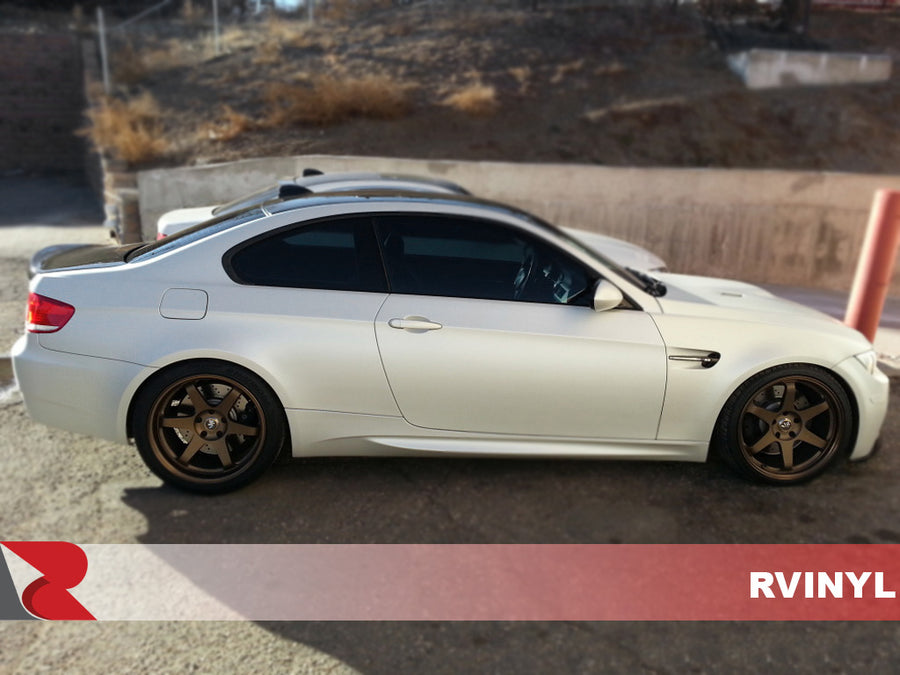 3M 2080 Satin Pearl White Passenger Side Wrap