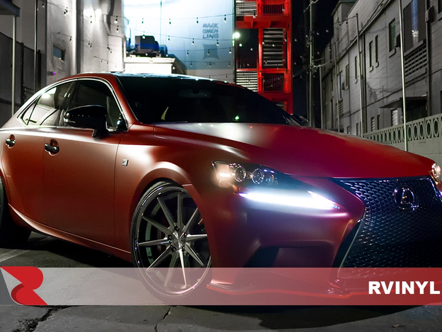 3M 2080 Series Satin Vampire Red Front Wrap