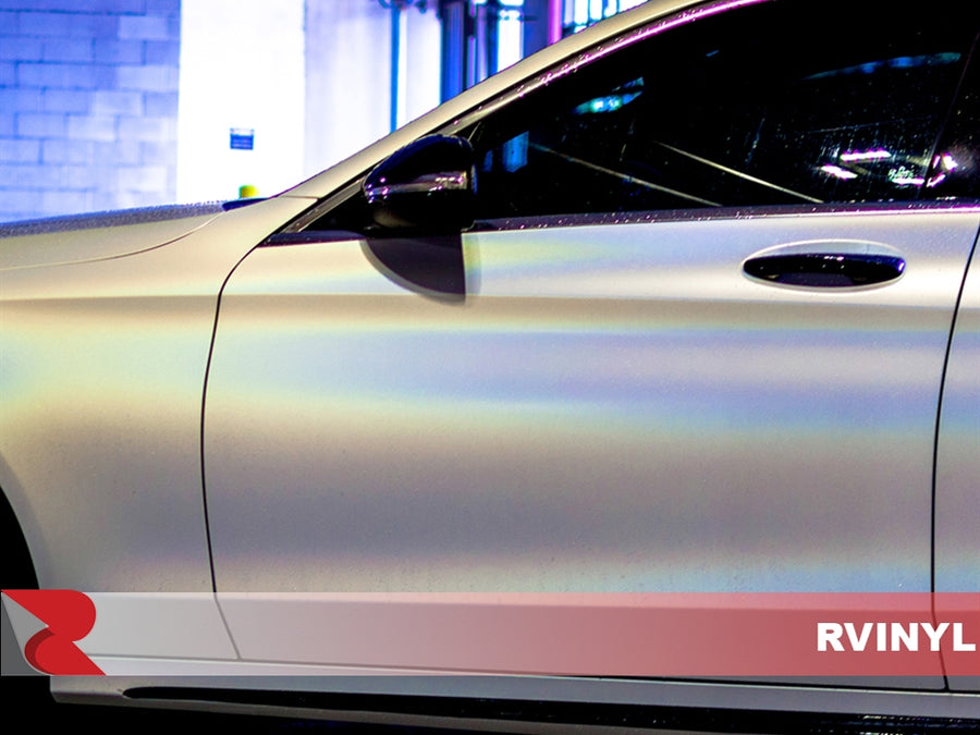 3M 2080 Series Satin Flip Ghost Pearl Driver Door Wrap