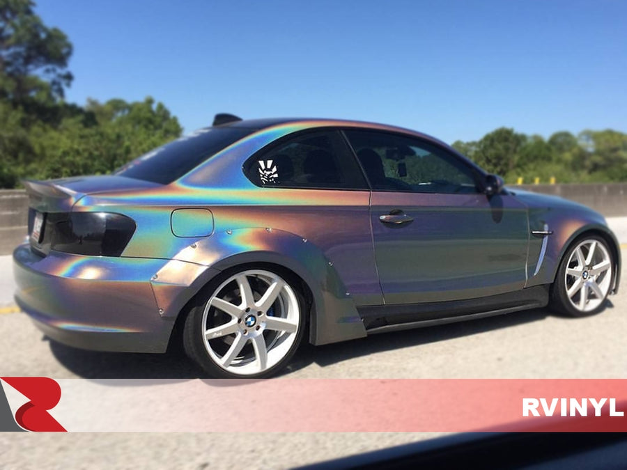 3M 2080 Series Satin Flip Ghost Pearl Passenger Side Wrap