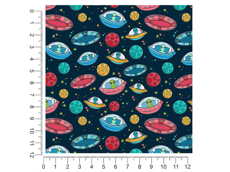 space invaders science fiction 1ft x 1ft Craft Sheets