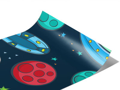 Space Invaders Science Fiction Vinyl Wraps~Rwraps Series 914 Digitally Printed Vinyl Wrap~0
