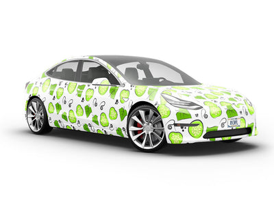 Spacemaster Crunch Vegetable Vehicle Vinyl Wrap