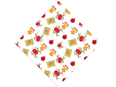 Spam Folder Technology Vinyl Wrap Pattern