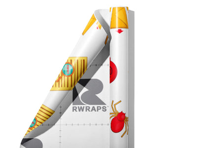 Spam Folder Technology Wrap Film Sheets~Rwraps Series 914 Spam Folder Technology Scrolled Sheet~4