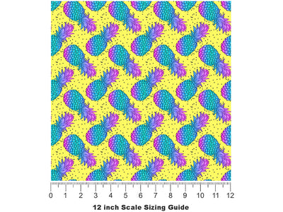 Spanish Jewels Fruit Vinyl Film Pattern Size 12 inch Scale~Rwraps Spanish Jewels Fruit Sizing Chart~2
