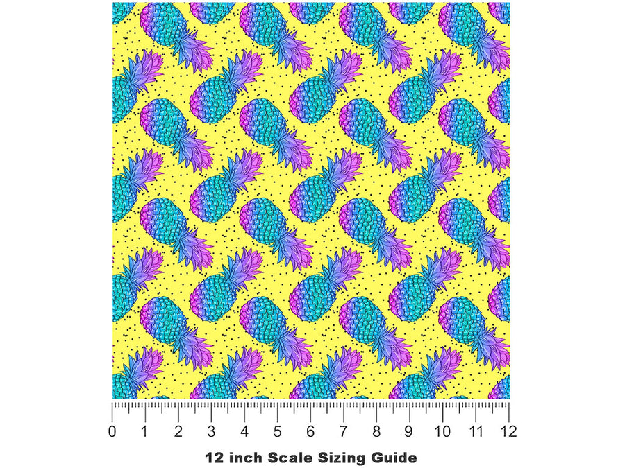 Spanish Jewels Fruit Vinyl Film Pattern Size 12 inch Scale~Rwraps Spanish Jewels Fruit Sizing Chart~2