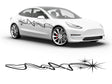 3M Matte Black Sparkle Body Graphic~Full Side Auto Decal Kit~0