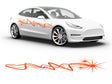 3M Bright Orange Sparkle Body Graphic~Full Side Auto Decal Kit~0