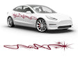 3M Burgundy Sparkle Body Graphic~Full Side Auto Decal Kit~0