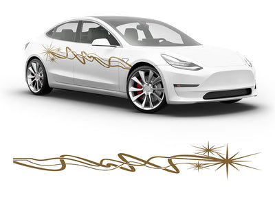 3M Gold Sparkle Body Graphic~Full Side Auto Decal Kit~0