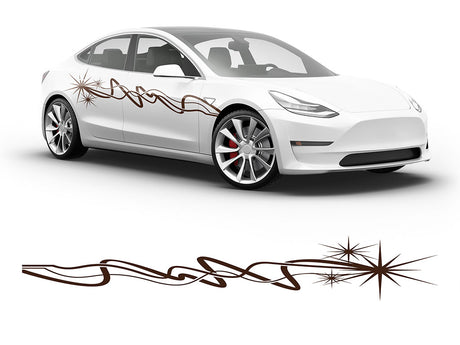 3M Brown Sparkle Body Graphic~Full Side Auto Decal Kit~0