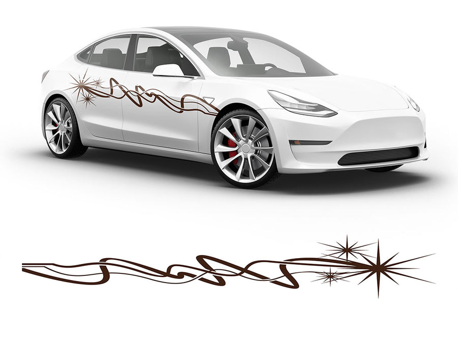 3M Brown Sparkle Body Graphic~Full Side Auto Decal Kit~0