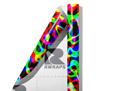 Speed of Night Retro Wrap Film Sheets~Rwraps Series 914 Speed of Night Retro Scrolled Sheet~3