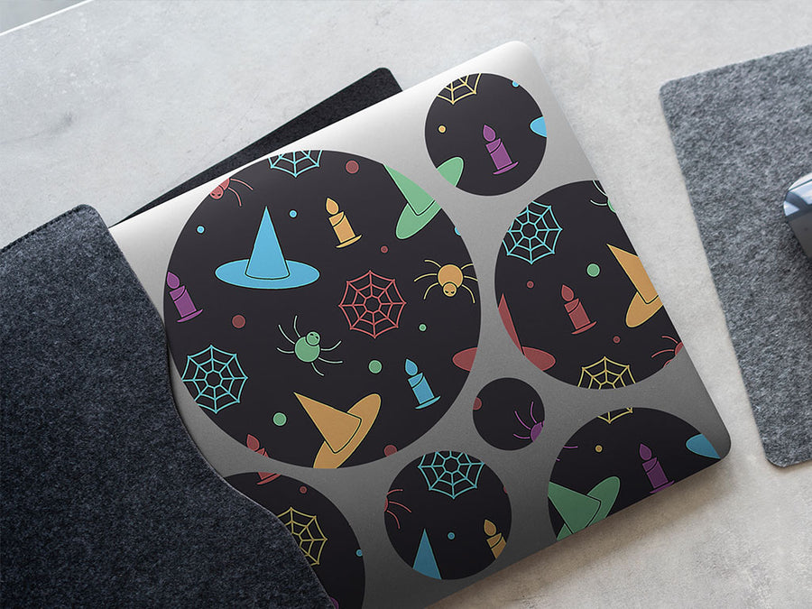 spidery hats horror DIY Laptop Stickers