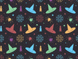 Spidery Hats Witch Vinyl Wrap Pattern~Rwraps Series 914 Digitally Printed Vinyl Wrap~0