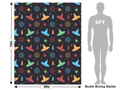 Spidery Hats Witch Vehicle Wrap Scale~Rwraps Series 914 Spidery Hats Witch Measurements~1