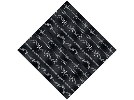 Spiked Variations Barbed Wire Vinyl Wrap Pattern
