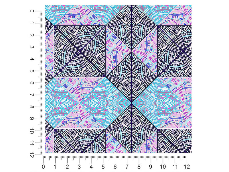 spinning hourglass art deco 1ft x 1ft Craft Sheets