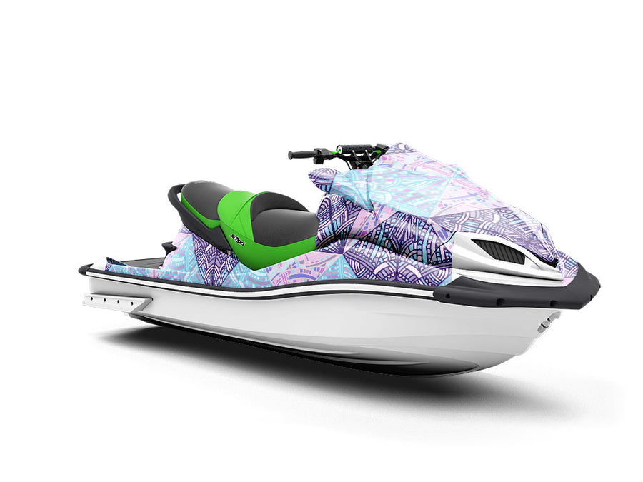Spinning Hourglass Art Deco Jet Ski Vinyl Customized Wrap