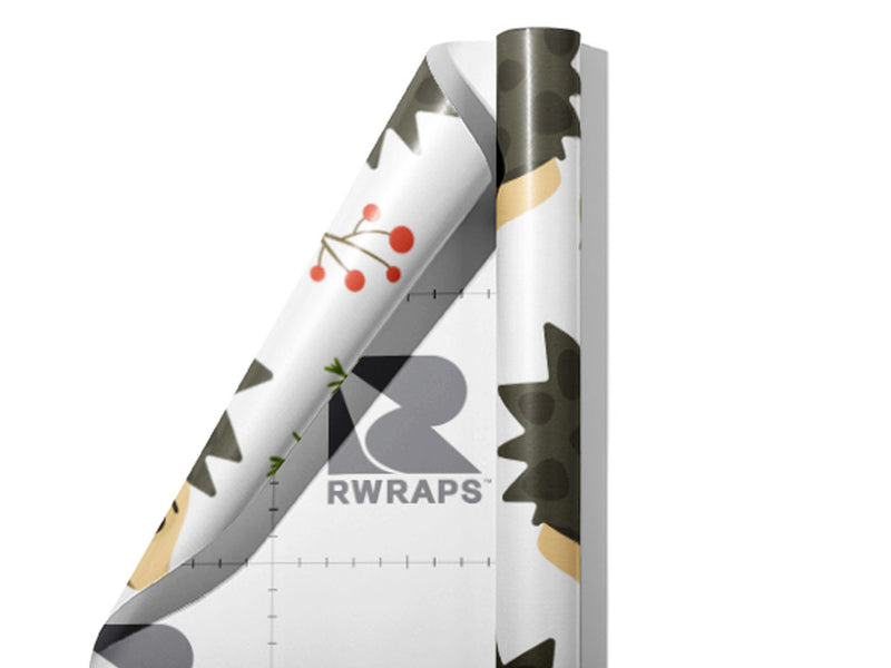 Spiny Protectors Animal Wrap Film Sheets~Rwraps Series 914 Spiny Protectors Animal Scrolled Sheet~3