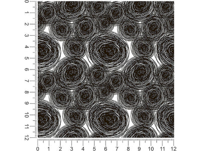 spiraling thoughts abstract geometric 1ft x 1ft Craft Sheets