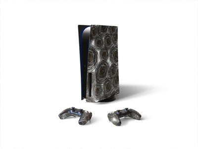 spiraling thoughts abstract geometric Sony PS5 DIY Skin