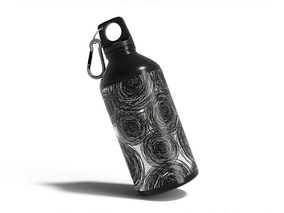spiraling thoughts abstract geometric Water Bottle DIY Stickers
