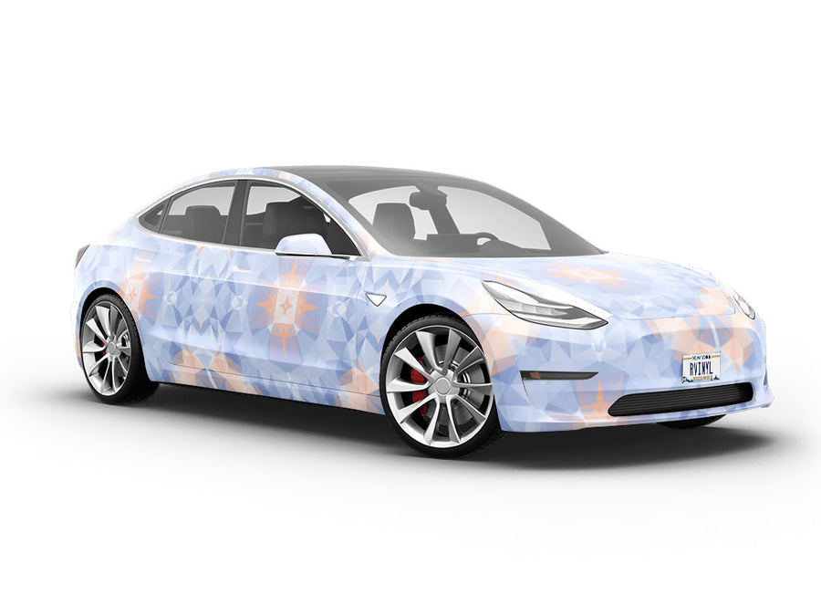 Splashing Puddle Tile Vehicle Vinyl Wrap