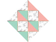 Split Diamonds Tile Vinyl Wrap Pattern