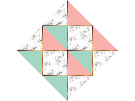 Split Diamonds Tile Vinyl Wrap Pattern