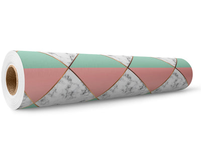 Split Diamonds Tile Wrap Film Wholesale Roll~Rwraps Series 914 Digitally Printed Vinyl Roll~5
