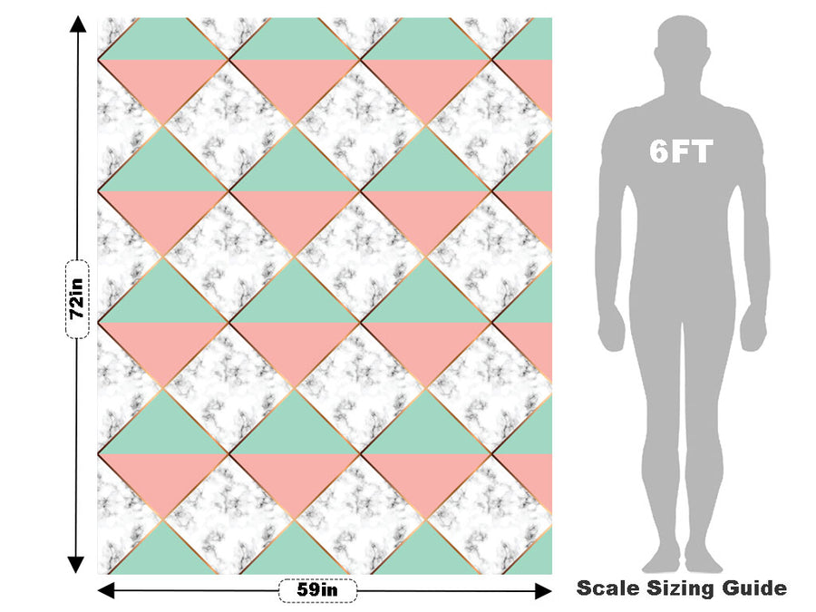 Split Diamonds Tile Vehicle Wrap Scale~Rwraps Series 914 Split Diamonds Tile Measurements~2