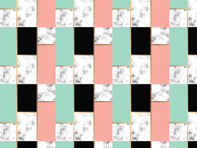 Split Panels Tile Vinyl Wrap Pattern~Rwraps Series 914 Digitally Printed Vinyl Wrap~0