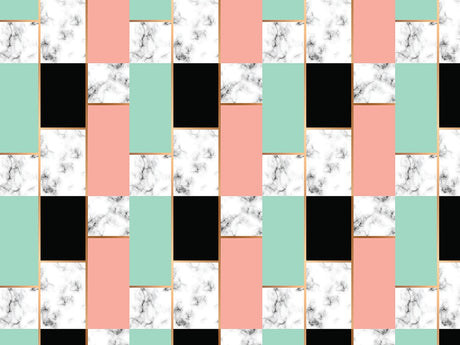 Split Panels Tile Vinyl Wrap Pattern~Rwraps Series 914 Digitally Printed Vinyl Wrap~0