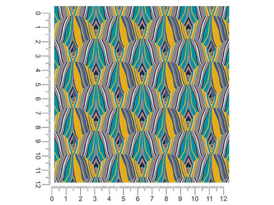 split personality art deco 1ft x 1ft Craft Sheets