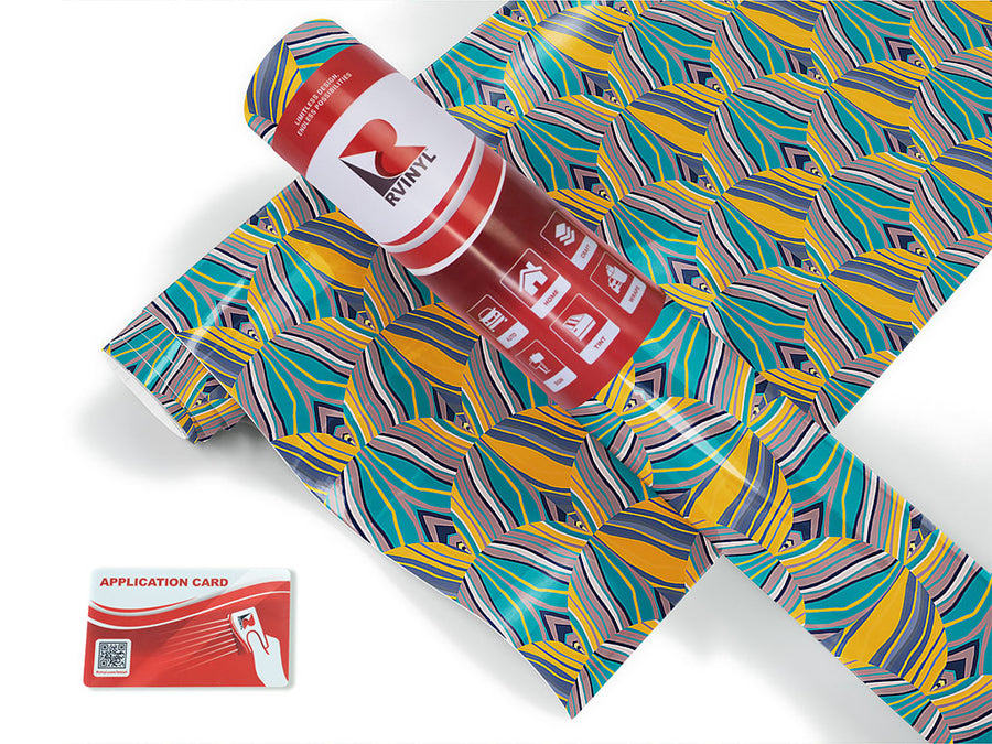 split personality art deco Craft Vinyl Roll
