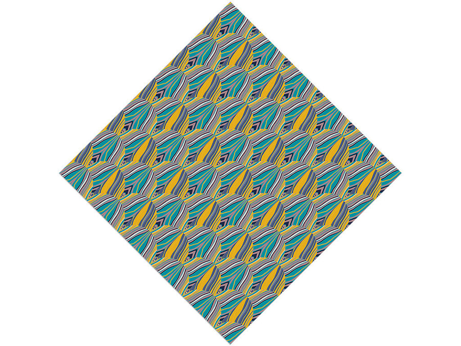 Split Personality Art Deco Vinyl Wrap Pattern