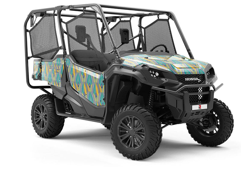 Split Personality Art Deco Utility Vehicle Vinyl Wrap