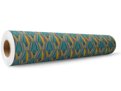 Split Personality Art Deco Wrap Film Wholesale Roll~Rwraps Series 914 Digitally Printed Vinyl Roll~5